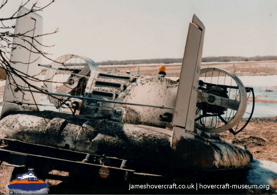 Hoverhawk HA5 derelict -  (credit: The <a href='http://www.hovercraft-museum.org/' target='_blank'>Hovercraft Museum Trust</a>).